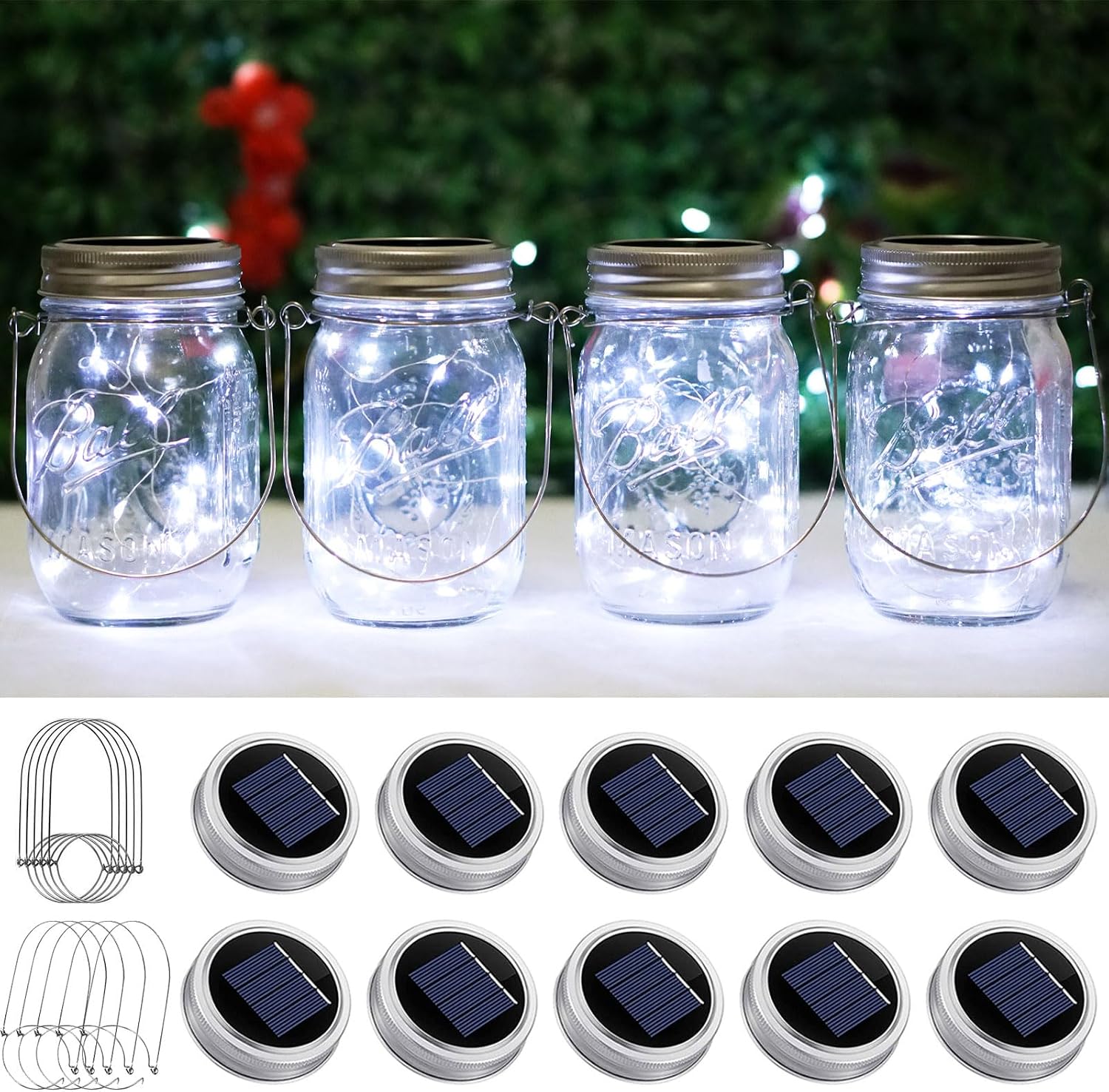 Solar Fairy String - Solar LED Fairy Light Outdoor Mason