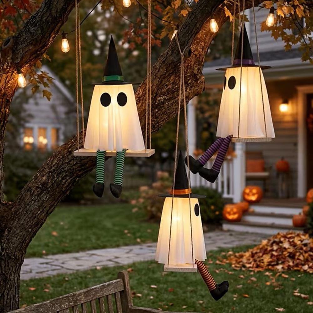 Outdoor Lighting Ideas For Party - Halloween Spectre Lights Decoratieset LED Eng