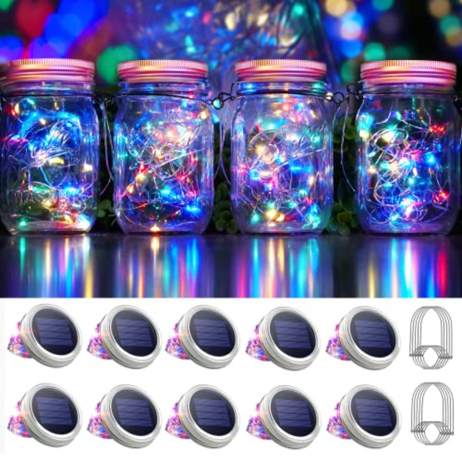 Solar Fairy String - 30 LED 10 Pakjes Mason Jar