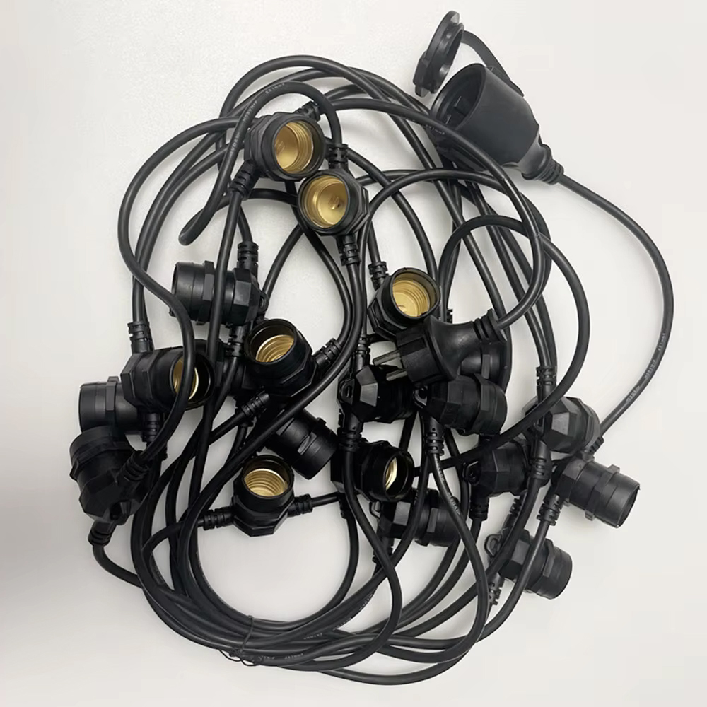 Outdoor Lighting Gazebo - 10M kabel LED-slinger van commerciële kwaliteit,
