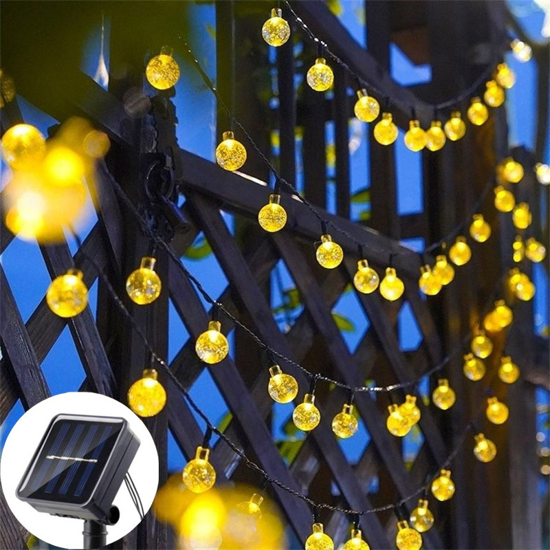 Solar Fairy String - Solar Crystal Ball Fairy Lichtslingers Buitendecoratie