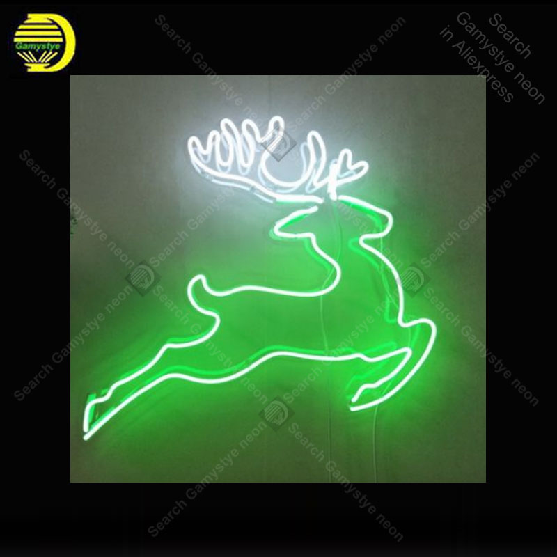 Outdoor Lighting Expressions - Neonbord voor herten Running Shop Display