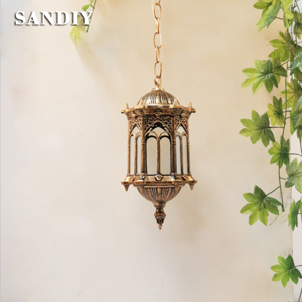 Outdoor Lighting Restaurant - SANDIY Outdoor Hanglamp Retro Hanglamp Vintage