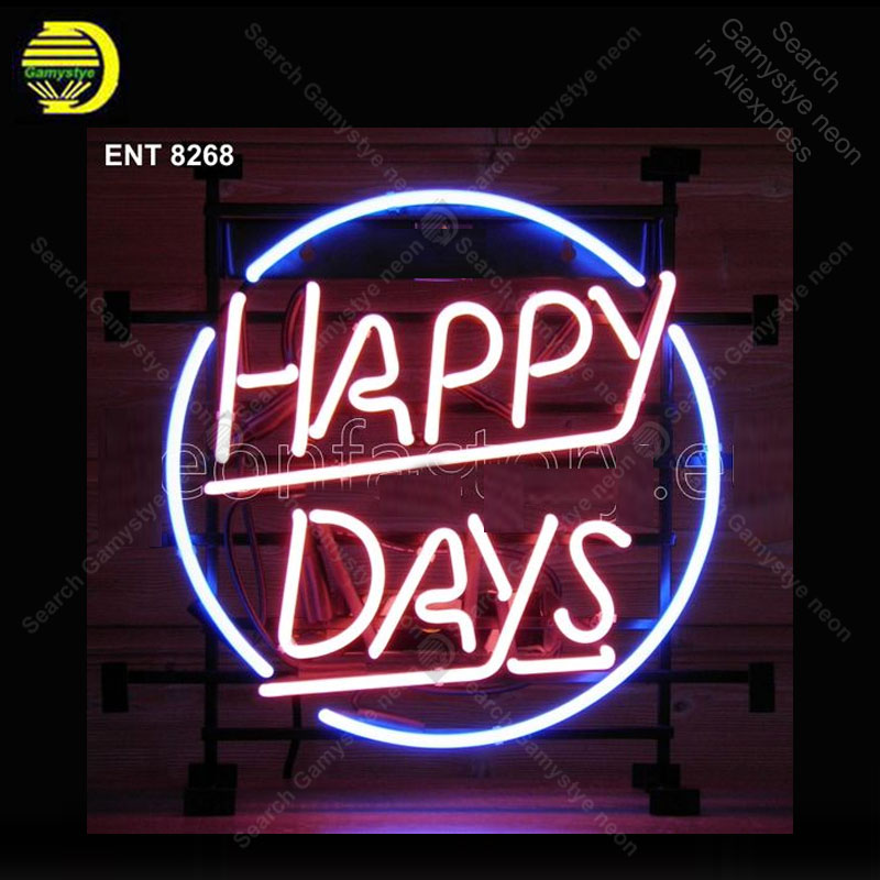 Outdoor Lighting Expressions - Neonbord voor gelukkige dagen Neonlampbord Op