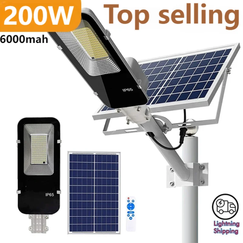 Dusk To Dawn Bulb - 200W Krachtige Solar Light Outdoor Zonne-straatverlichting
