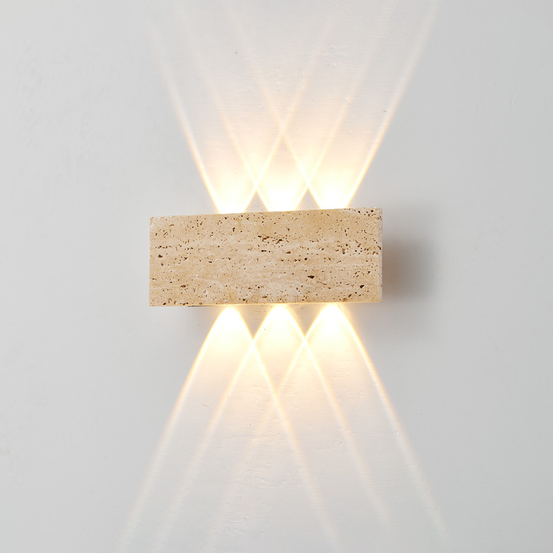 Outdoor Lighting Lux - Wabi-sabi LED Wandlamp Tuinlamp Steen IP65