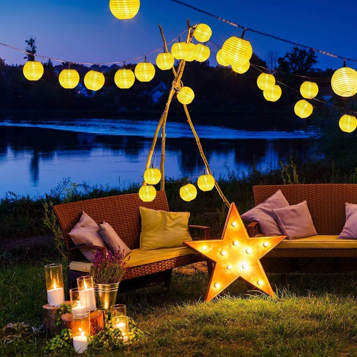Waterdichte Lantaarn Solar Str - Outdoor Lighting Gazebo recensie en prijs