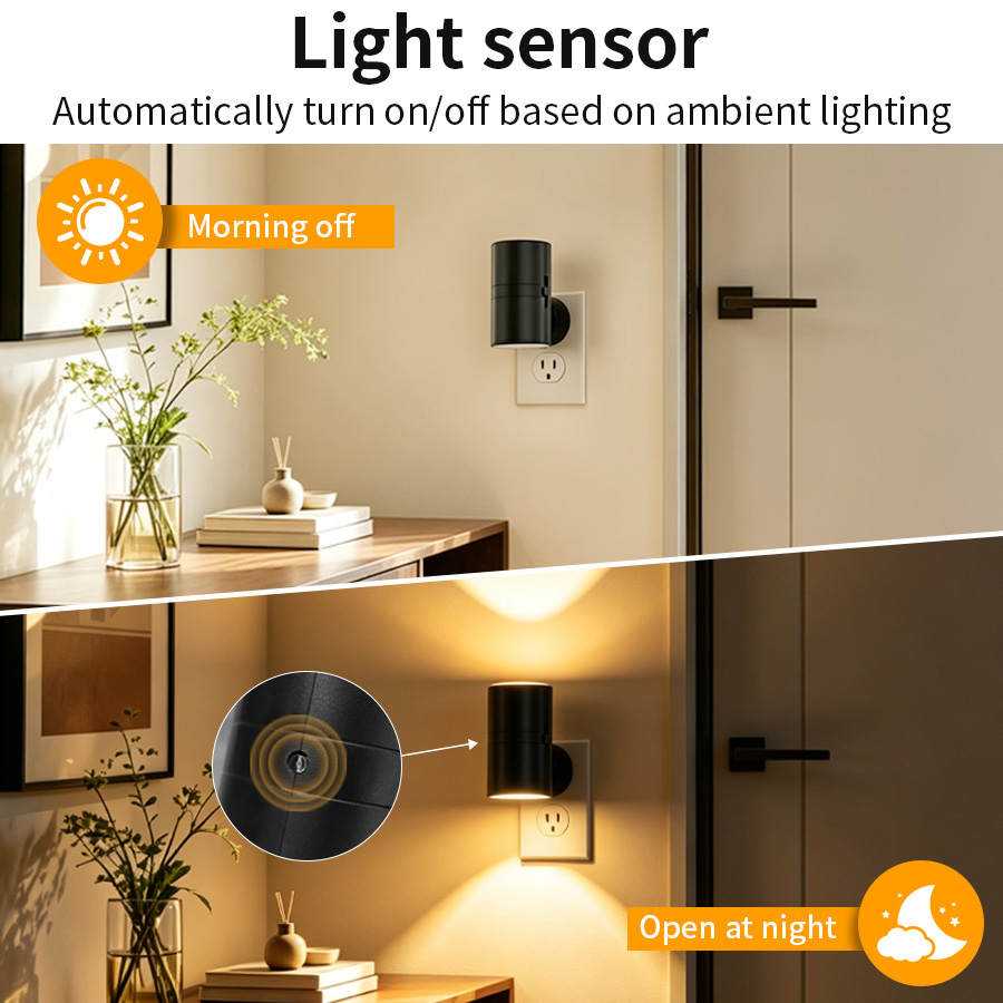 LED-wandlamp met stekker, nach - Dusk To Dawn Bulb recensie en prijs