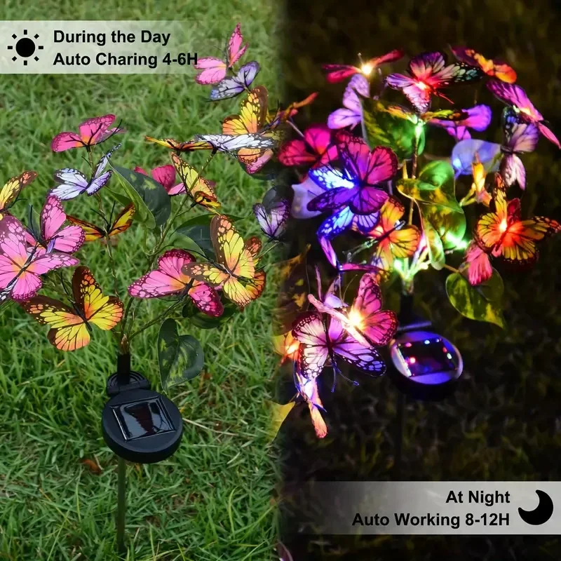 Solar LED-vlindertuinverlichti - Outdoor Lighting Gazebo recensie en prijs