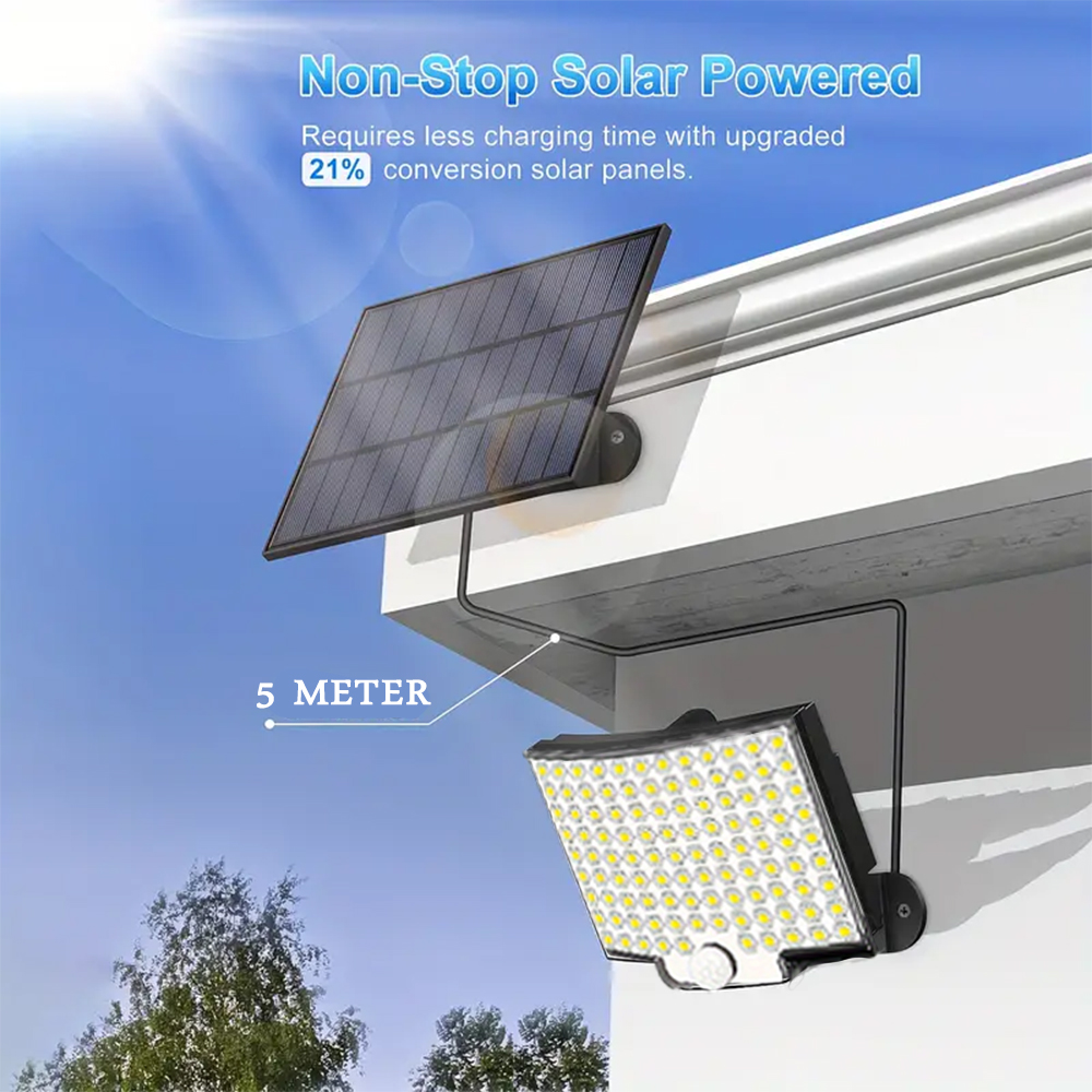 106 LED 3000LM Solar-aangedrev - Dusk To Dawn Bulb recensie en prijs