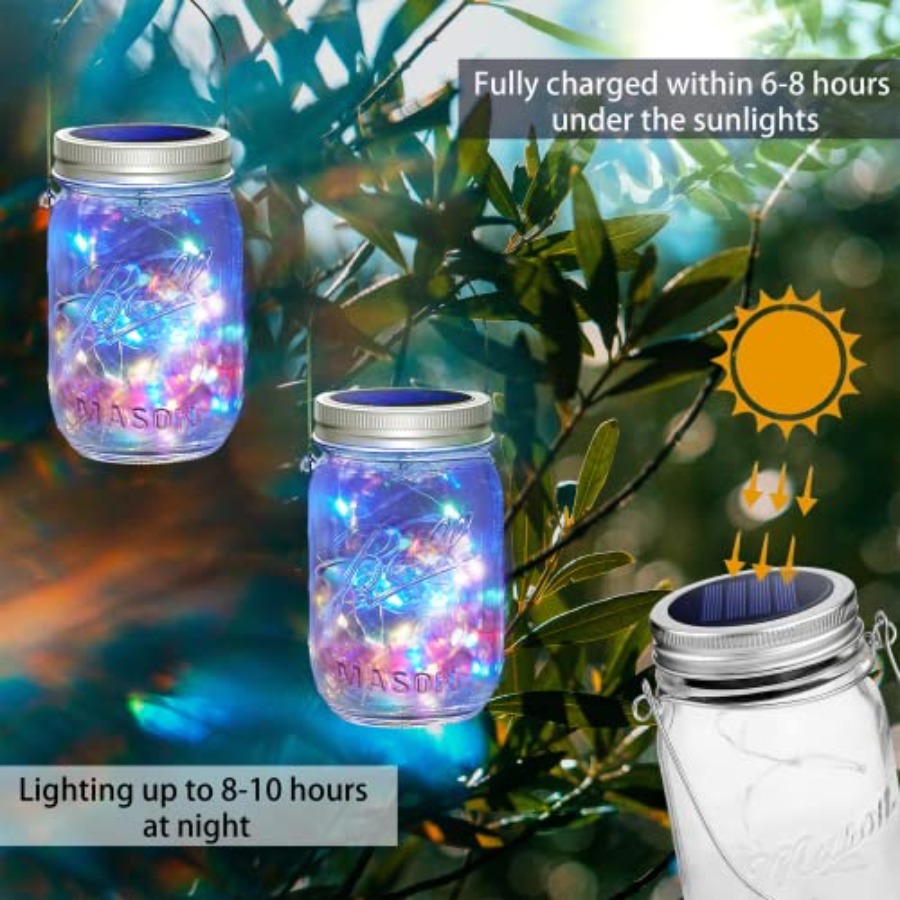 30 LED 10 Pakjes Mason Jar Lam - Solar Fairy String recensie en prijs