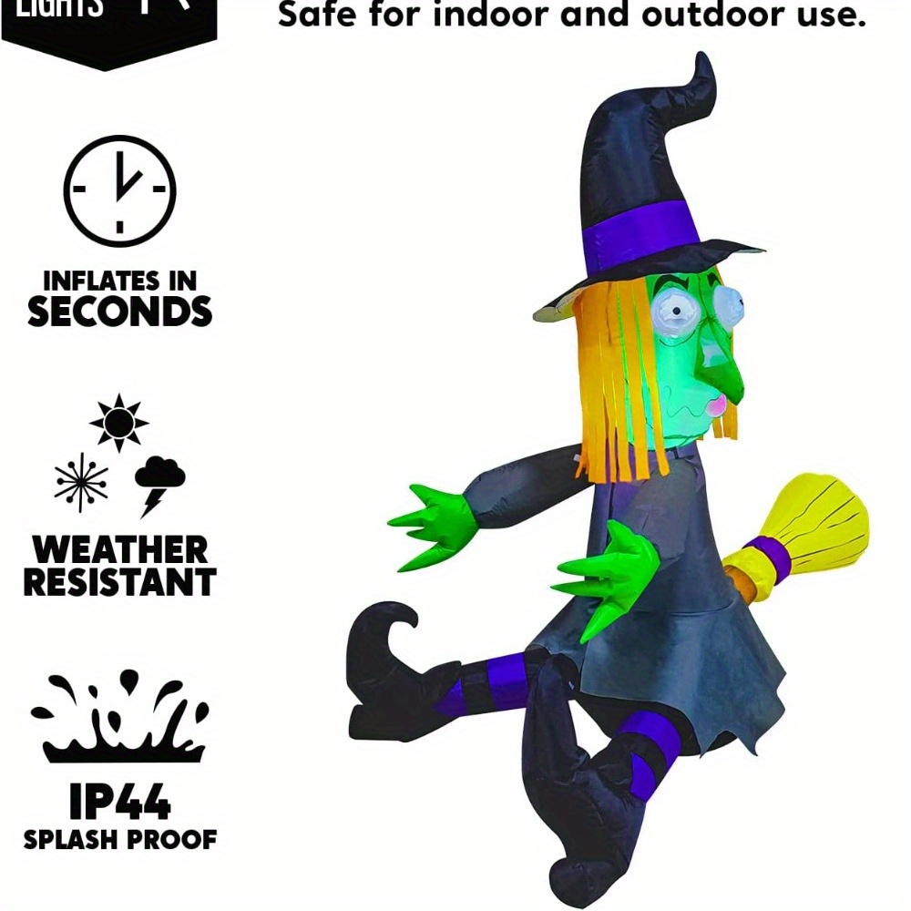 4FT Halloween opblaasbare heks - Outdoor Lighting Ideas For Party recensie en prijs
