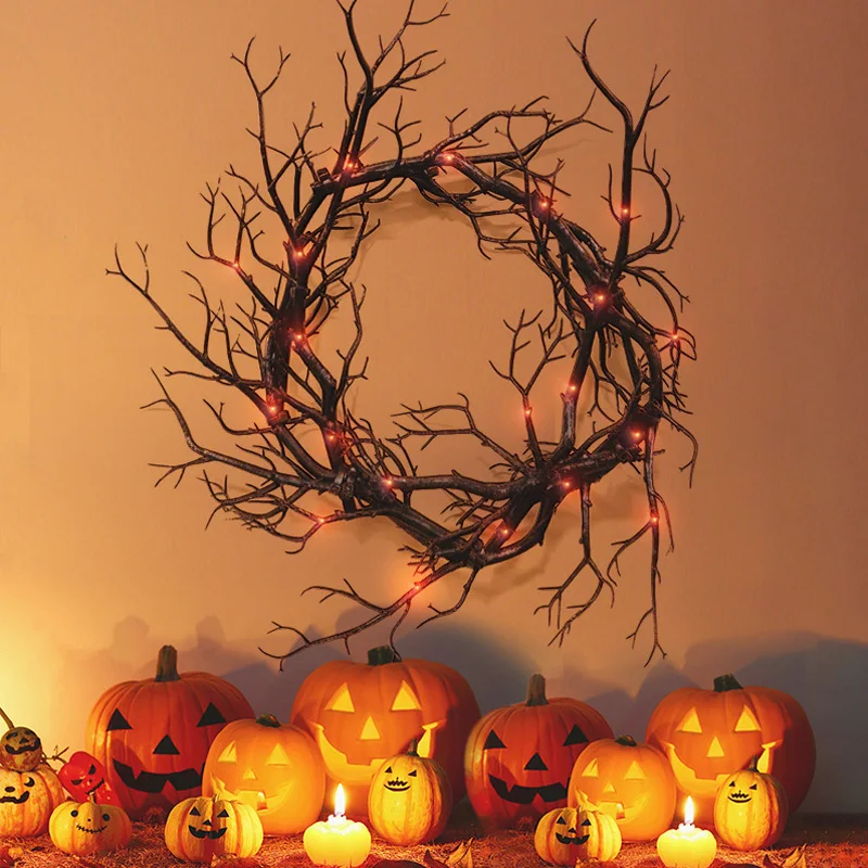 Halloween Decoratie Krans Deco - Outdoor Lighting Ideas For Party recensie en prijs