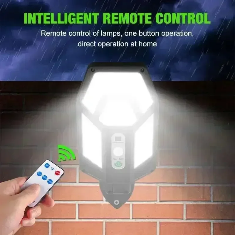 12000LM krachtige zonne-wandla - Outdoor Lighting Lux recensie en prijs