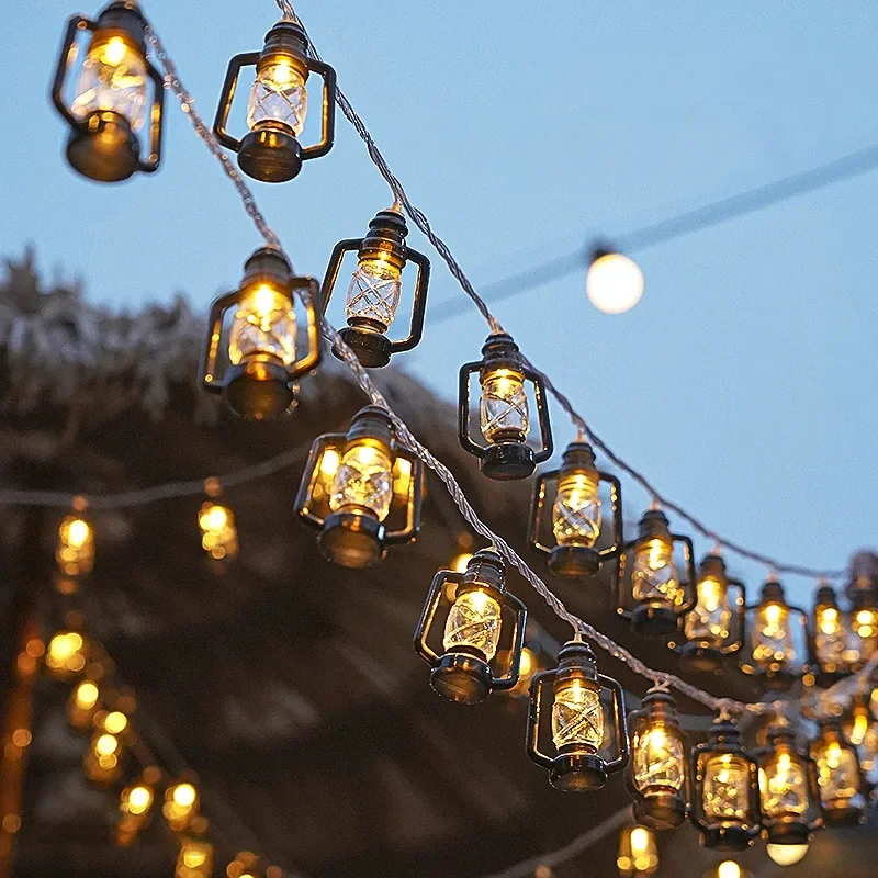 Vintage kerosinelamp LED-licht - Solar Fairy String recensie en prijs