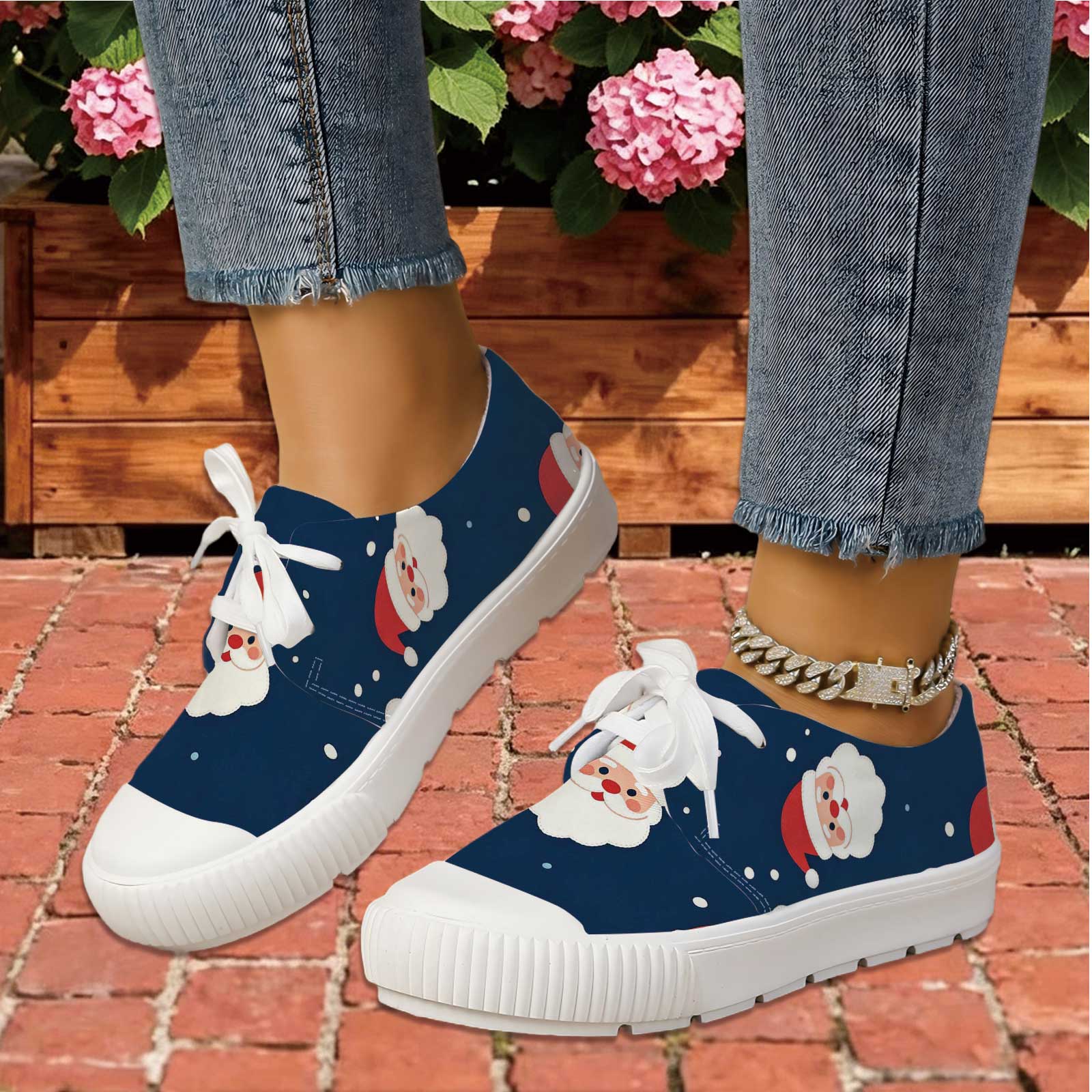 Dames Santa Print Casual schoe - Outdoor Lighting Uplight recensie en prijs